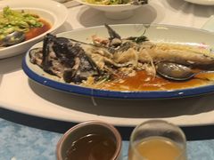 -海派美食·家宴海鲜青岛菜·石锅鲽鱼头(东方城店)