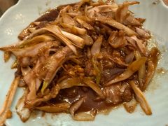 葱爆羊肉-南来顺饭庄·清真(南菜园店)