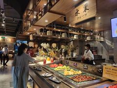 自助取餐区-韩京炭火烤肉自助料理(柯桥万达店)