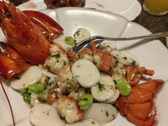 荠菜年糕烧波士顿龙虾-Yan Ting 宴庭中餐厅(上海静安瑞吉酒店)