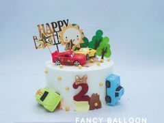 -卡比儿童蛋糕·心意定制·低脂零卡糖动物奶油FancyBALLOON(滨海店)