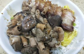 Braised Pork and Goose Offal Rice
