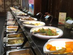 自助取餐区-素德轩素食餐厅(东港店)