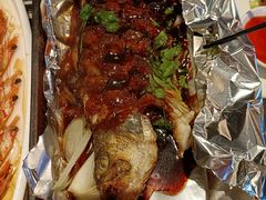 酱烤活鲈鱼-新白鹿餐厅(虹桥南丰城店)