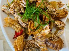 椒盐皮皮虾-覃记海鲜美食餐厅