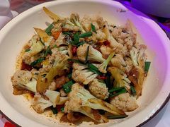 大盆有机花菜-五马集·海鲜·温州大牌档(黑金冠五马街十字路口店)