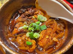 烤脑花-宽板凳老灶火锅