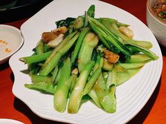 生炒广东菜心-金穗园·砂锅粥.醉鸡煲火锅(长寿路店)