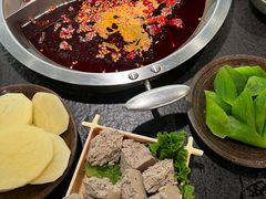 手作黑豆花-山城棒棒军手作火锅·天花板手撕水牛鲜毛肚(北京店)