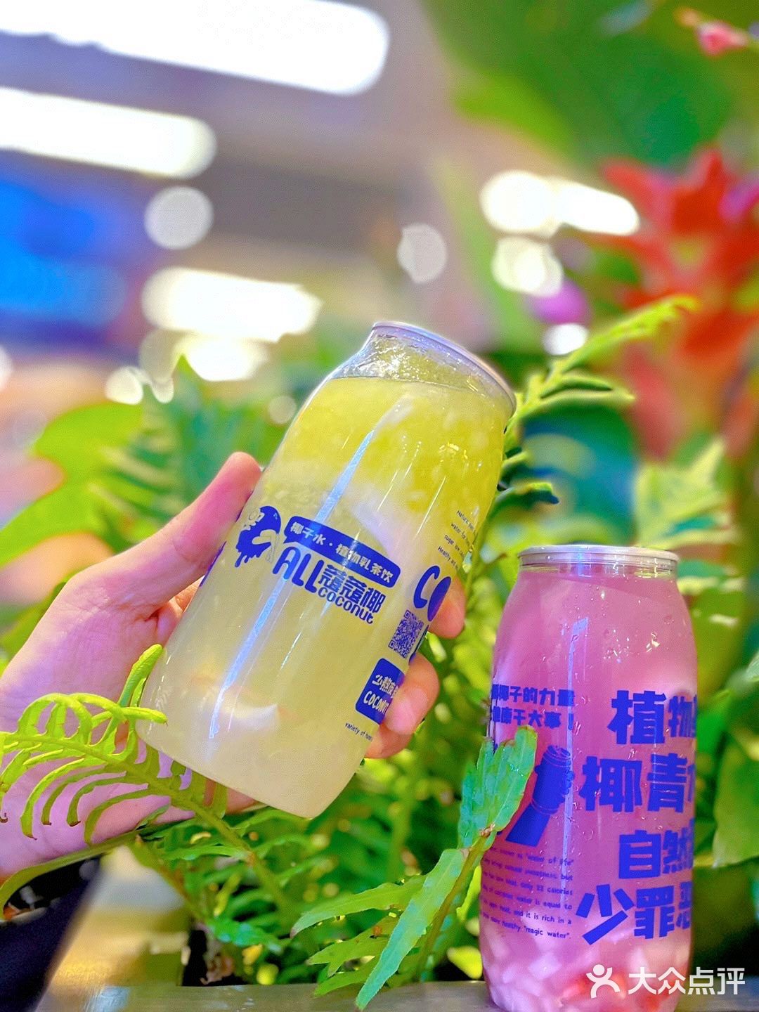 新店首发|蔻蔻椰首款椰青果汁，甜蜜来袭💕你喝了吗❓
