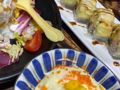 鲜切芒果芝士卷寿司-小川洋风料理(街道口店)