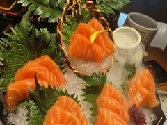 厚切深海三文鱼刺身-万岁寿司(天河领展店)