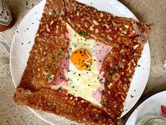 巴黎火腿鸡蛋芝士蘑菇可丽饼-RAC BAR(安福路店)