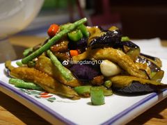 茄子豇豆-鸡毛店·川菜(双楠店)