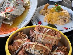 -七的湖·晚芳亭·阳澄湖农家菜·大闸蟹(莲花岛店)