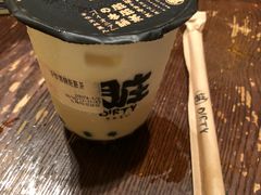 手炒黑糖脏脏茶-LELECHA乐乐茶(上海五角场万达广场店)