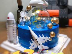 -咖咖熊蛋糕定制·英国蓝风车动物性淡奶油