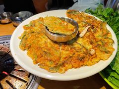 老炉家特制海鲜饼-老炉家木炭烤肉(长江国际店)