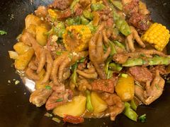 豆角土豆炖排骨-妈妈家铁锅炖(景诚园综合楼店)
