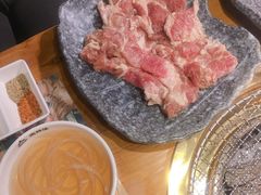 调味梅花肉-万兴佳烤肉·长白山老味道(东岸里店)