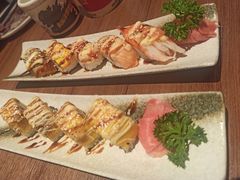 鲜切芒果芝士卷寿司-小川洋风料理(大悦城店)