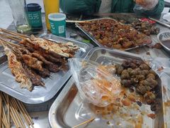 烤鱼片 烤鸡脚筋 烤牛肉-小渔村大燕烧烤(领地海月里店)