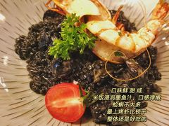 鲜墨鱼蛤蜊烩饭-IL Forno 意坊·意大利餐厅(花园店)