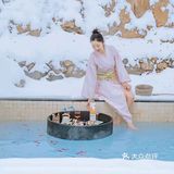 北京郊区私汤小院♨️冬天有仪式感的泡汤看雪
