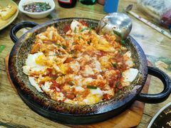 石锅鸡蛋-许氏朝鲜族牛肉汤馆