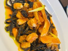 辣味茄汁海鲜墨鱼面-杭州西子湖四季酒店-WL BISTRO西湖餐厅(灵隐路店)