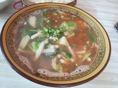 青菜肉丝汤年糕-嵊州特色小吃(萧山街店)