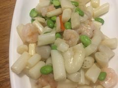 太湖虾仁炒藕芽-品大三·南京菜(大行宫店)