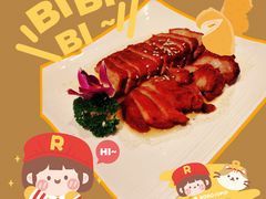 刚出炉的炭烧叉烧-顺粤楼·粤菜·点心(融创茂店)