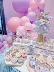 -团子宝宝宴派对百日宴生日布置策划·求婚策划·气球布置别墅民宿