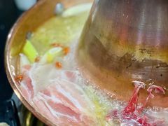 -果松木炭酸菜铜火锅·外婆参鸡汤