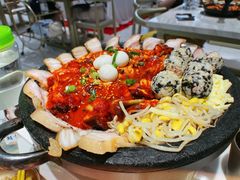 招牌辣鱿鱼五花肉煲-HOTISLAND海鸡岛·韩国料理(江南西店)