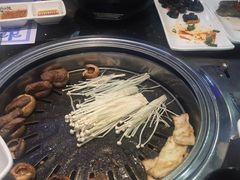 烤蘑菇-青松馆韩国料理(香港中路佳世客店)