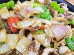 炒八爪鱼-台州老六海鲜面馆(上南总店)