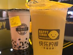 珍珠奶茶-快乐柠檬happylemon(日月光店)