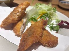 炸竹荚鱼-桂马·日本料理·海胆·海鲜饭·酒场(民主广场店)