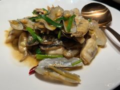 葱姜炒蛏子-海味世家·家常菜馆(明州里店)