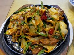 石板时蔬牛肉-北冰洋狗肉冷面城(总店)