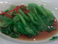 鲜嫩的白灼蔬菜-海逸海鲜酒家(古北店)