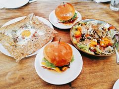 鸡蛋蘑菇熏肉荞麦可丽饼-RAC BAR(安福路店)