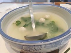 小白菜鱼丸汤-海知道大连海鲜水饺(南山大冲店)