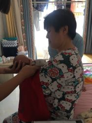 点击看大图 -慧婴轩婴儿理胎发胎毛笔胎毛画手足印(通州店)
