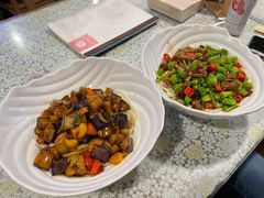 茄子肉丁鸡蛋拌面-文三里屯面馆(三里屯店)