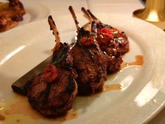 lamb Cutlets with smoked aubergine-La Petite Maison (LPM) Hong Kong