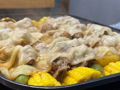 油豆角玉米排骨锅贴-老家黄墩(海滨二路店)