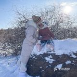 冬天来东北玩雪